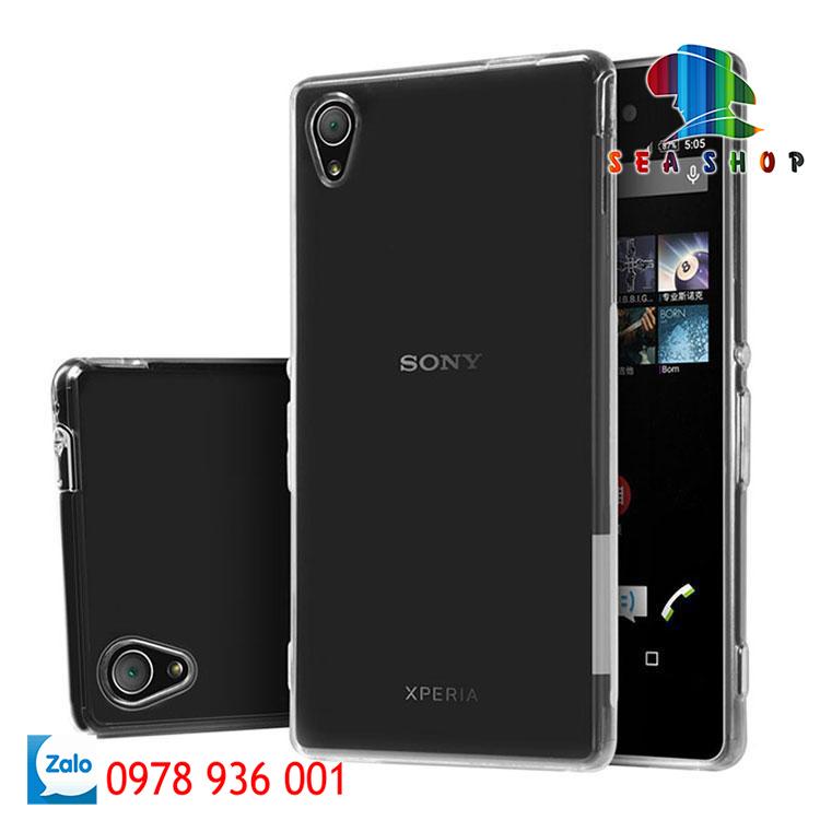 [TẶNG CƯỜNG LỰC]Ốp lưng Sony Xperia M4 AQua - E2312 silicon trong suốt