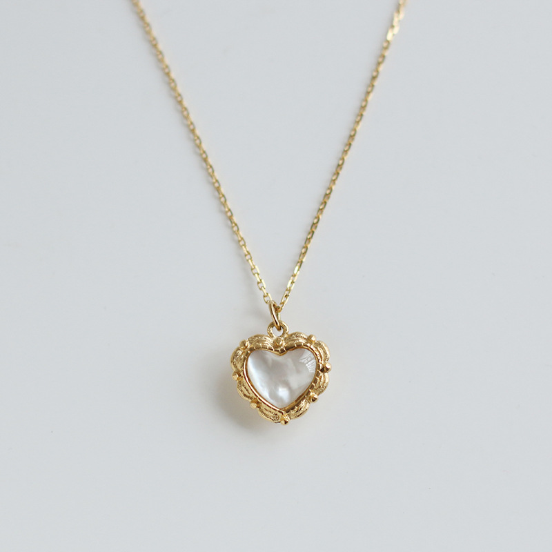 High class heart necklace-Korean fashion personality necklace