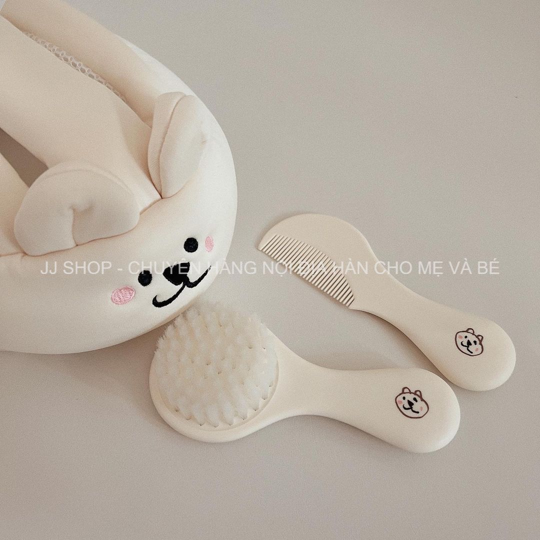 Set Lược Chải Tóc Cho Bé Từ Sơ Sinh Cao Cấp BLISSBEBE (2 Món)
