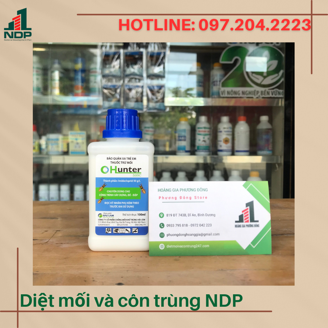 Thuốc diệt mối giá rẻ hunter 50sc - chai 100ml