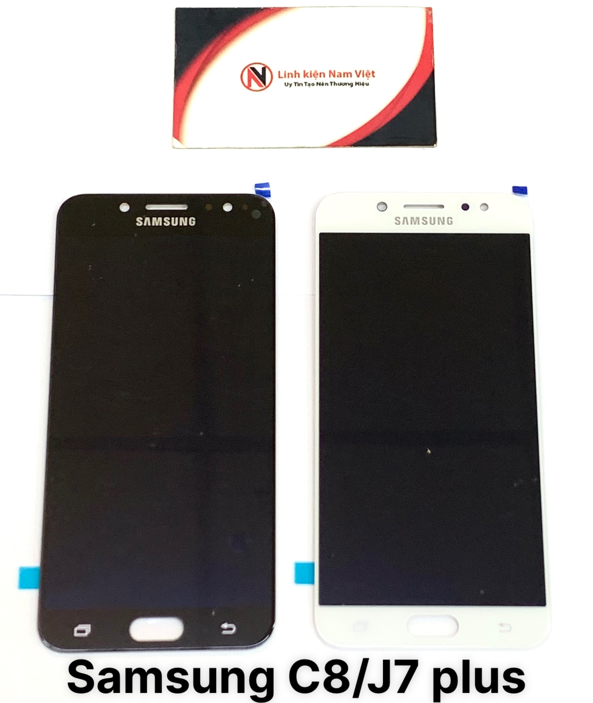 MÀN HÌNH ĐIỆN THOẠI SAMSUNG J7 PLUS / C710F OLED 2IC - Full nguyên bộ - Bao test cảm ứng 1 tháng