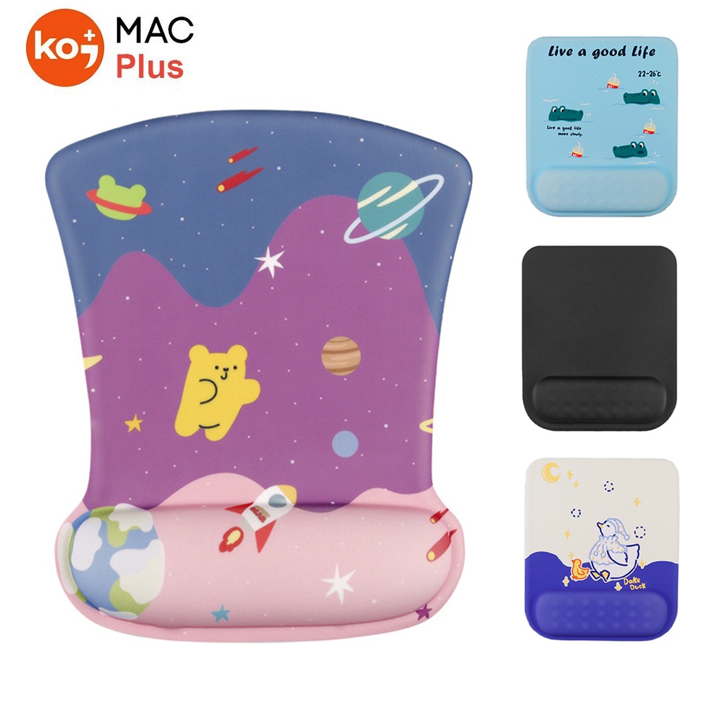 Galaxy silicone pad keyboard mouse pad (mouse pad key board wrist rest gaming mouse pad cute anime mousepad pink)