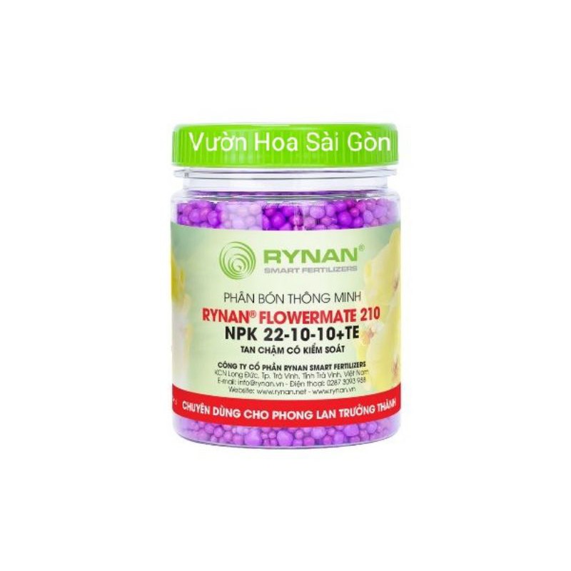 Phân Bón Rynan 22-10-10+TE, Phân bón tan chậm