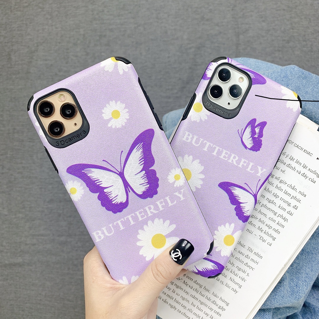 Ốp Lưng Da IMD Butterfly