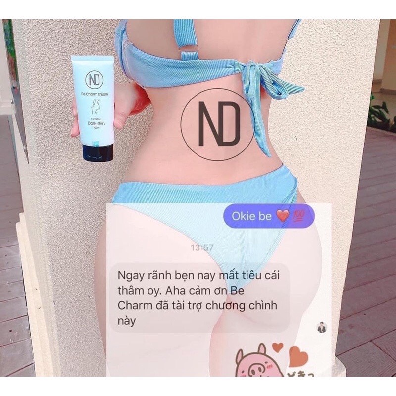 (Kèm Quà) Kem Giảm Thâm Body 6 In 1 Be Charm ND Tặng Muối Bò Hồng Chính Hãng Hỗ Trợ Sáng Da