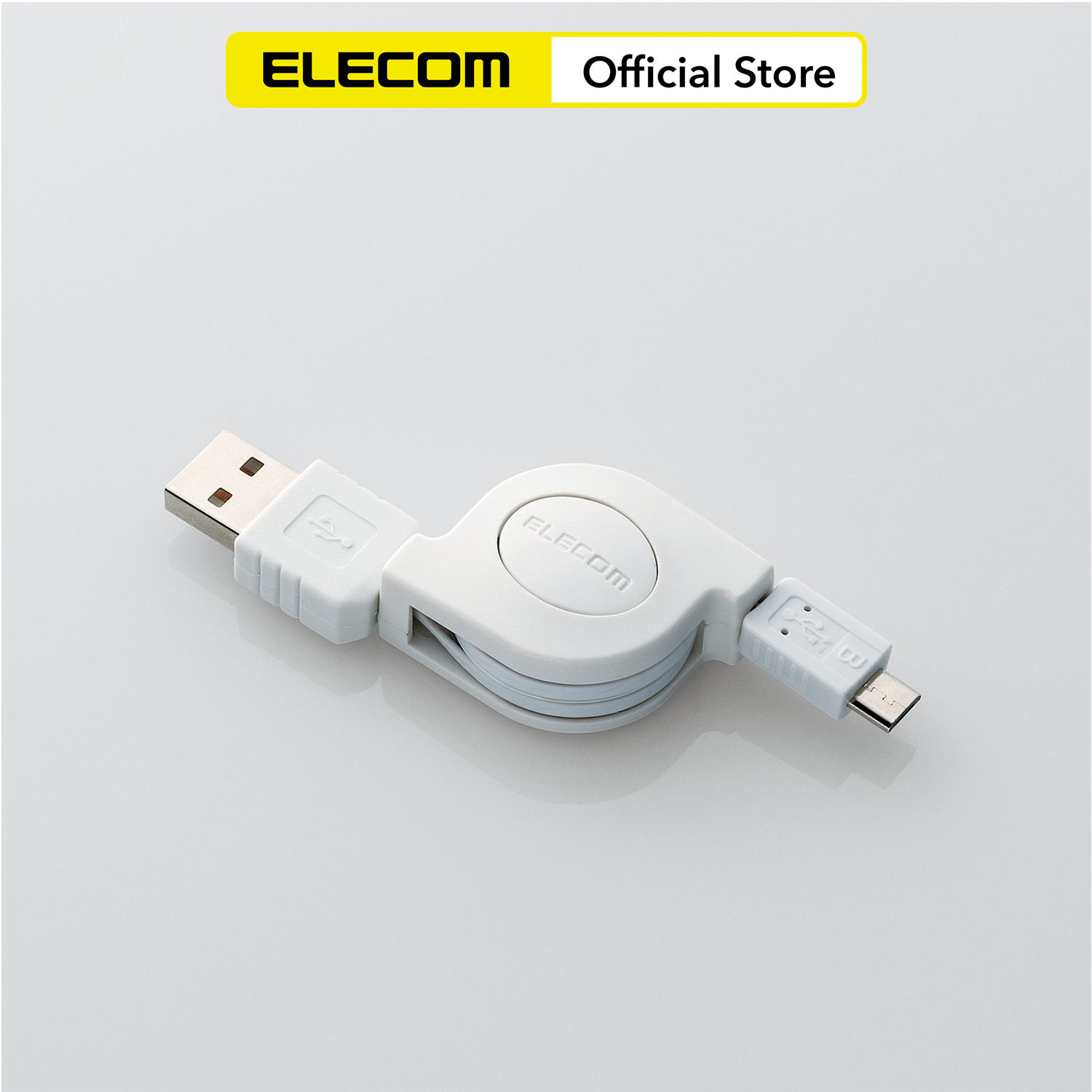 Dây cáp cuộn microUSB (A-microB) ELECOM MPA-AMBIRLC08 - Hàng chính hãng