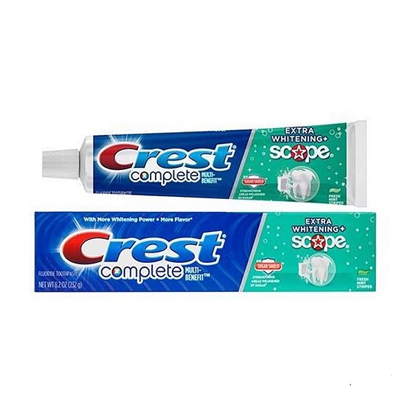 [HCM]COMBO 2 TUÝP KEM ĐÁNH RĂNG CREST EXTRA SCOPE 232G MỸ - Date 2025