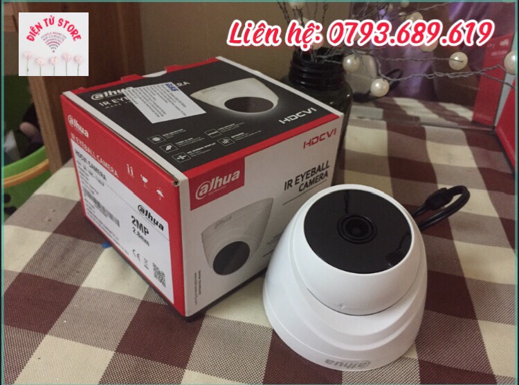 Trọn Bộ 2 Mắt Camera Dahua Full HD 1080P (2mp)
