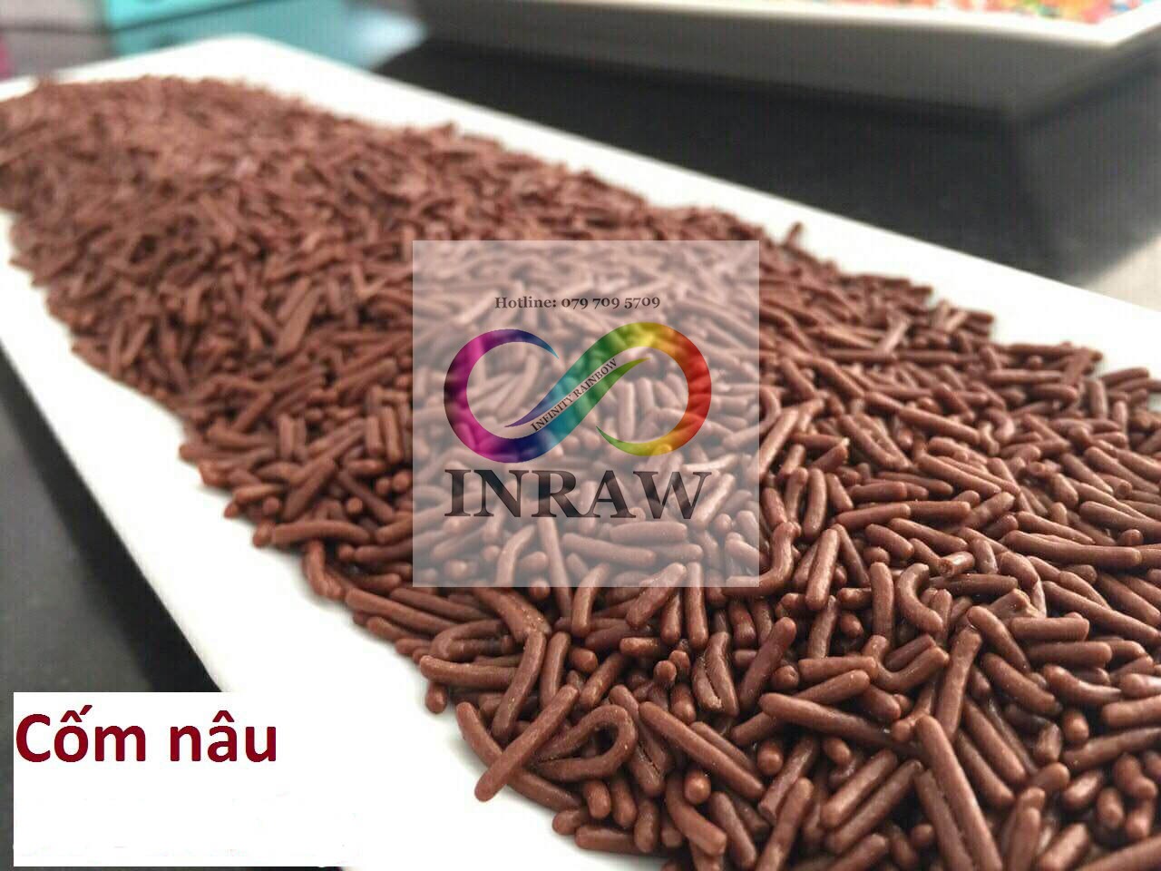Socola Cốm Nâu Trang Trí  500g