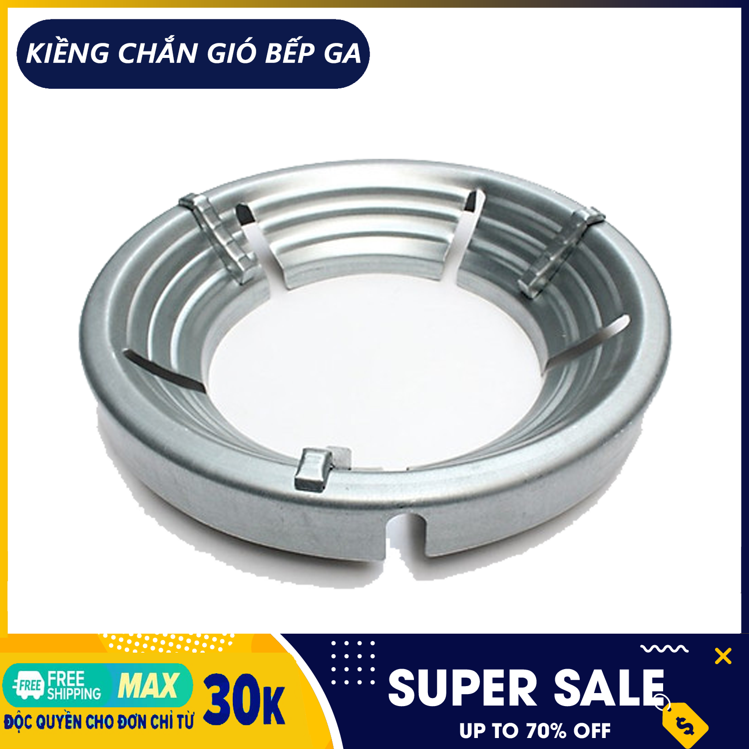 Kiềng chắn gió bếp ga - Kiềng chắn gió bằng thép không gỉ dùng cho bếp gas tiết kiệm ga, kiềng chắn gió tiết kiệm gas, kiềng bếp gas, kiềng bếp làm bằng thép không gỉ