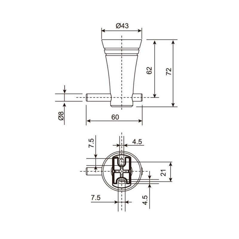 Tiêu Chuẩn Mỹ Chính Hãng Phòng Tắm Phần Cứng Móc Treo Móc Treo Quần Áo FFAS6581 Sever Dòng Khăn Mặt Đồng Rắn Chất Liệu Móc