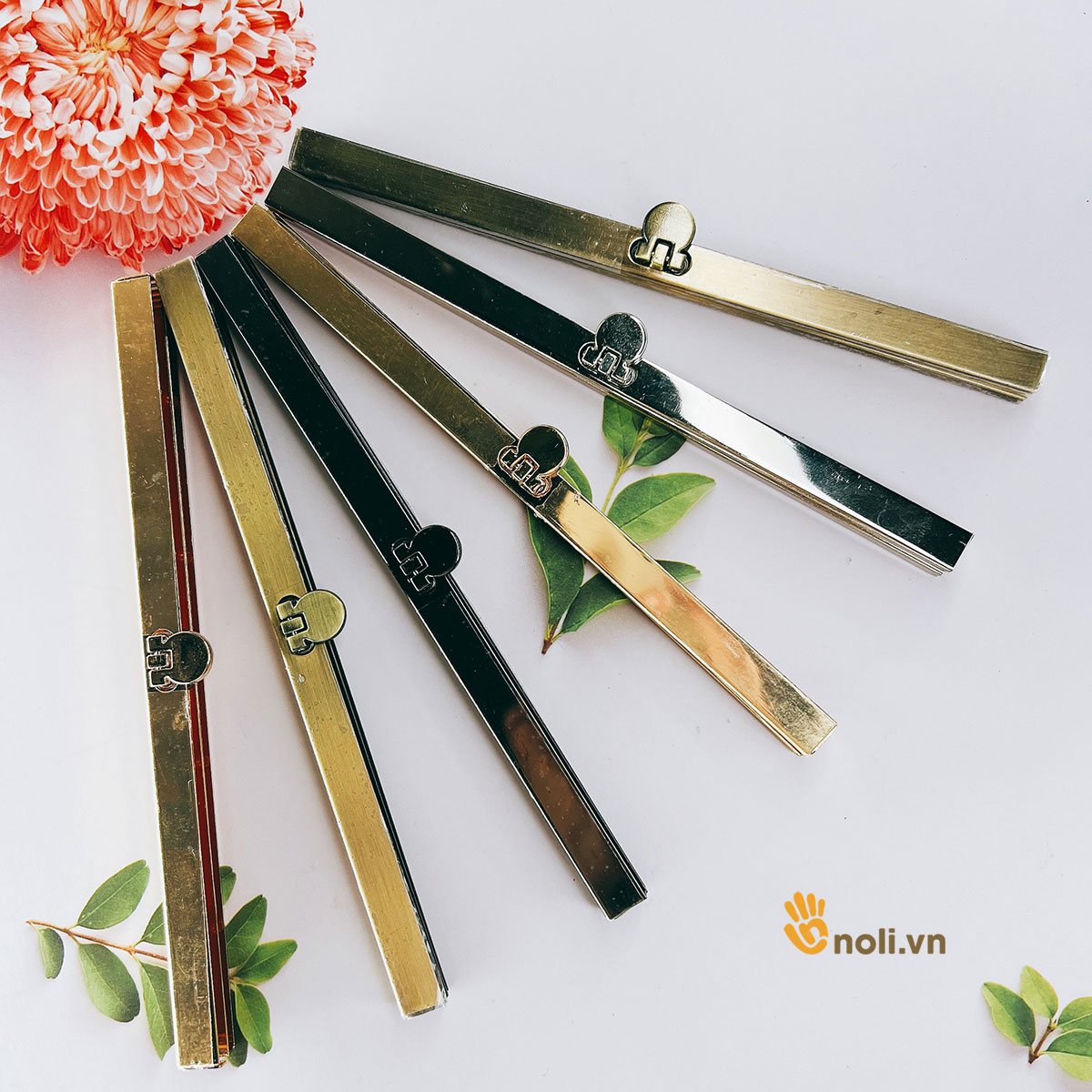 Khóa nẹp miệng túi 19cm