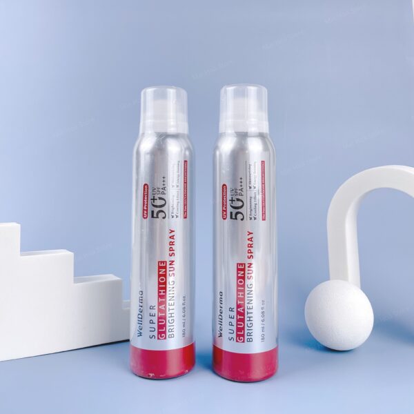 Xịt chống nắng Wellderma Super Glutathione