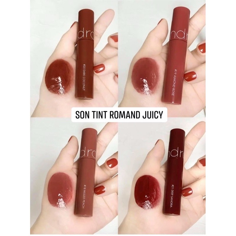 [FREE SHIP] Son Romand Juicy Lasting Tint 2020