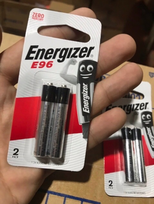 Pin AAAA Energizer Alkaline E96 1.5V (vỉ 2 viên) - Hàng chính hãng