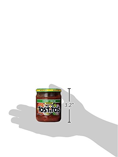 Sốt salsa tostitos Chunky Medium Mỹ 439.4g/hũ - nhập khẩu Mỹ