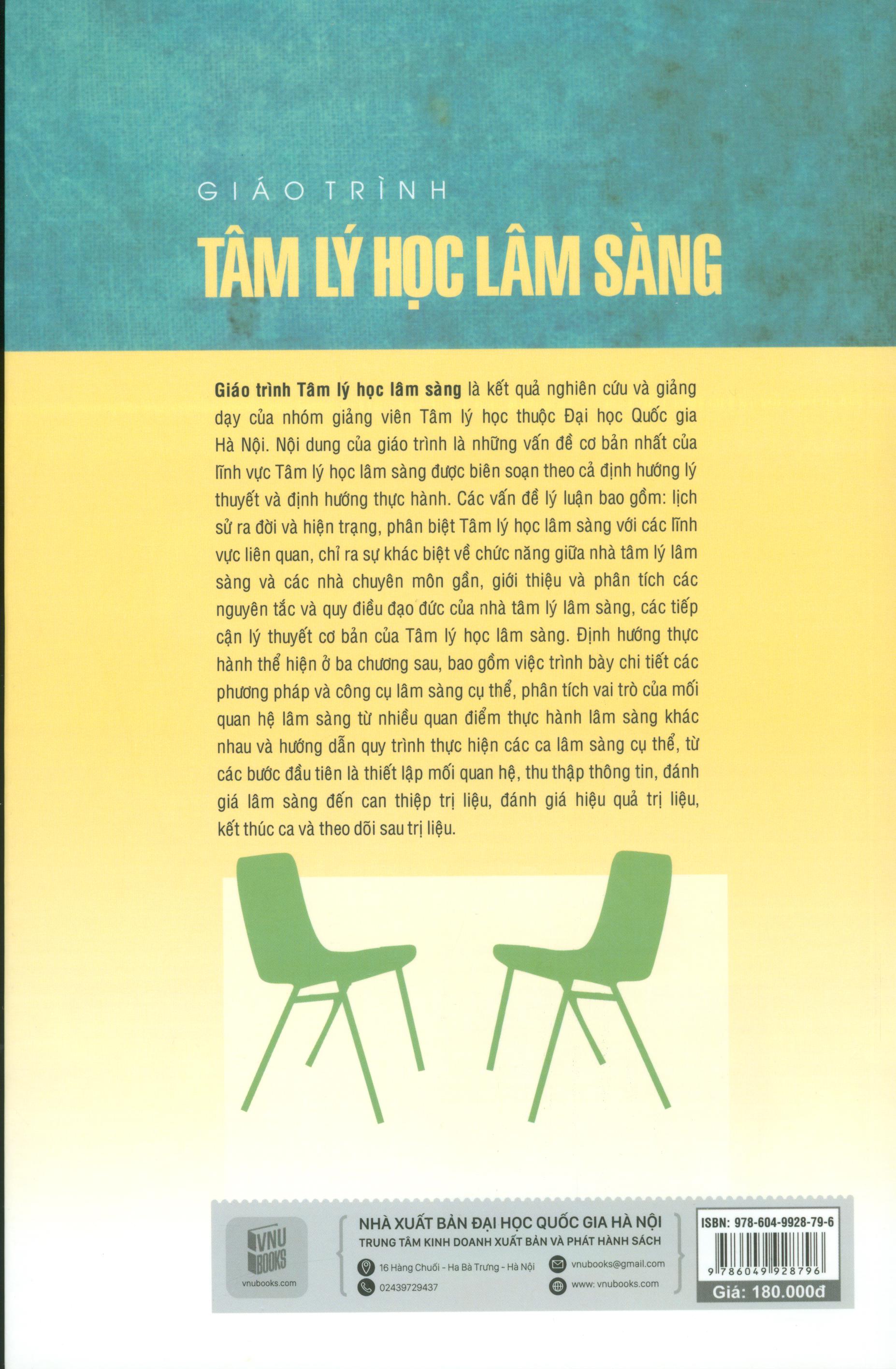 Giáo trình Tâm lý học lâm sàng