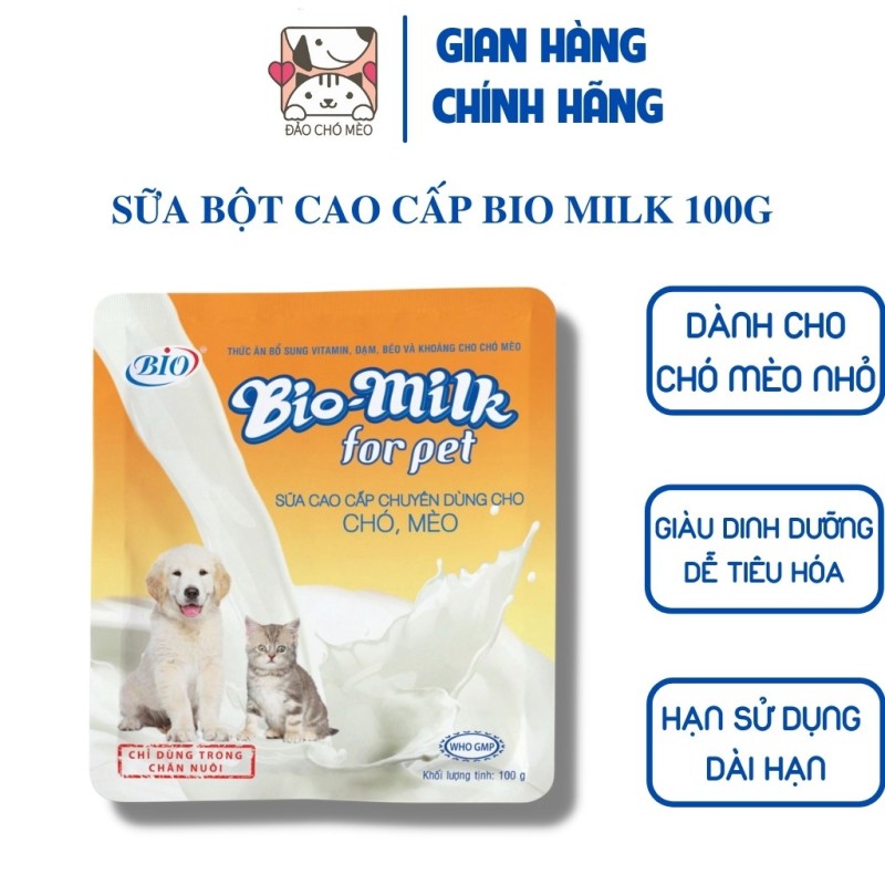 Sữa cho chó mèo Bio Milk For Pet - Đảo Chó Mèo