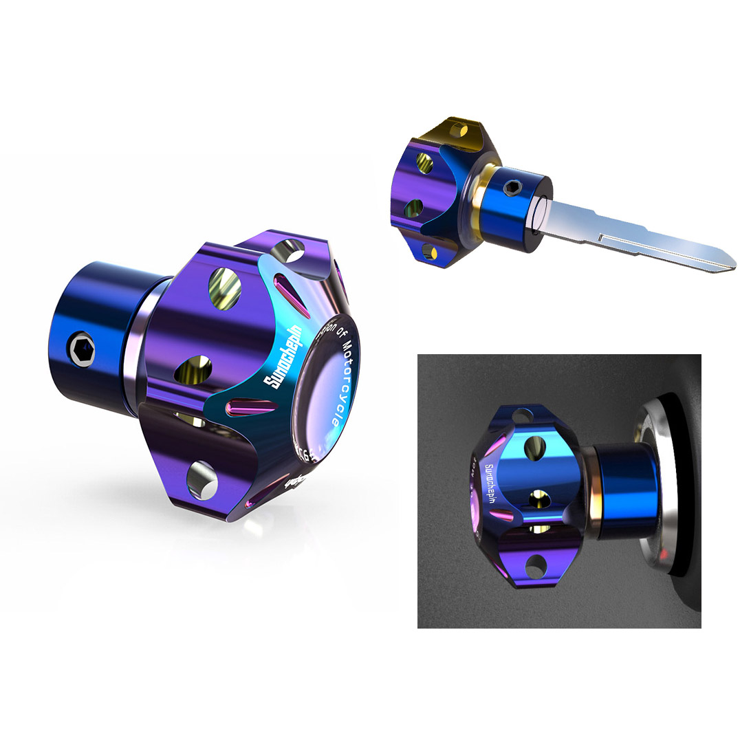 [HCM]Phôi Chìa Khóa Xi Màu Titan 6 Cạnh [ 1 chiếc ]