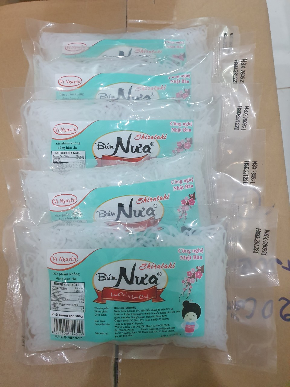 Combo mix 10 gói Nưa Vị Nguyên Keto Das 240g- ăn Kiêng - Das - Lowcard- Giảm Cân
