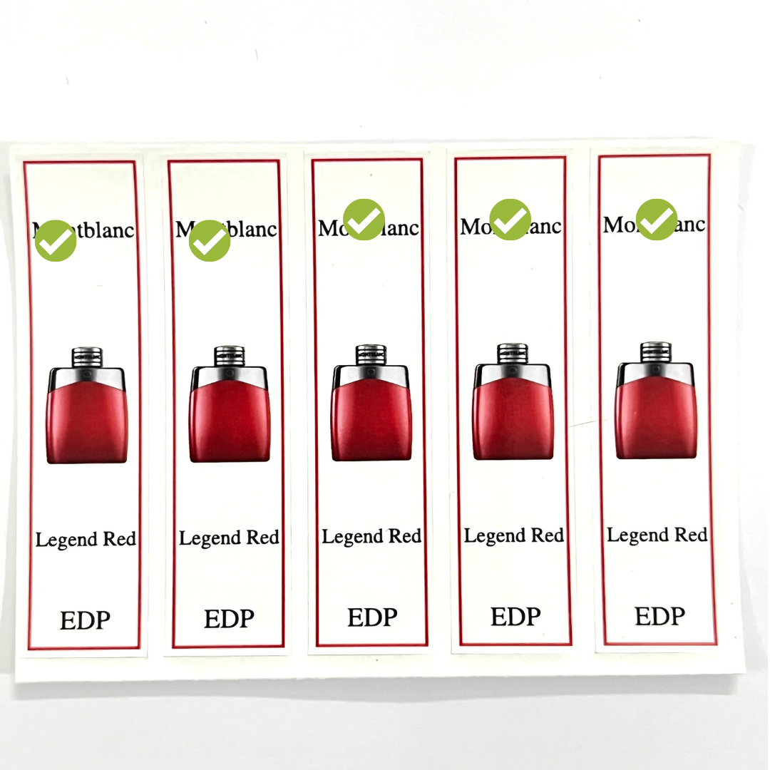 [Ho Chi Minh] combo 10 PCs of Epson. Blanc perfume bottle sticker for full range refills