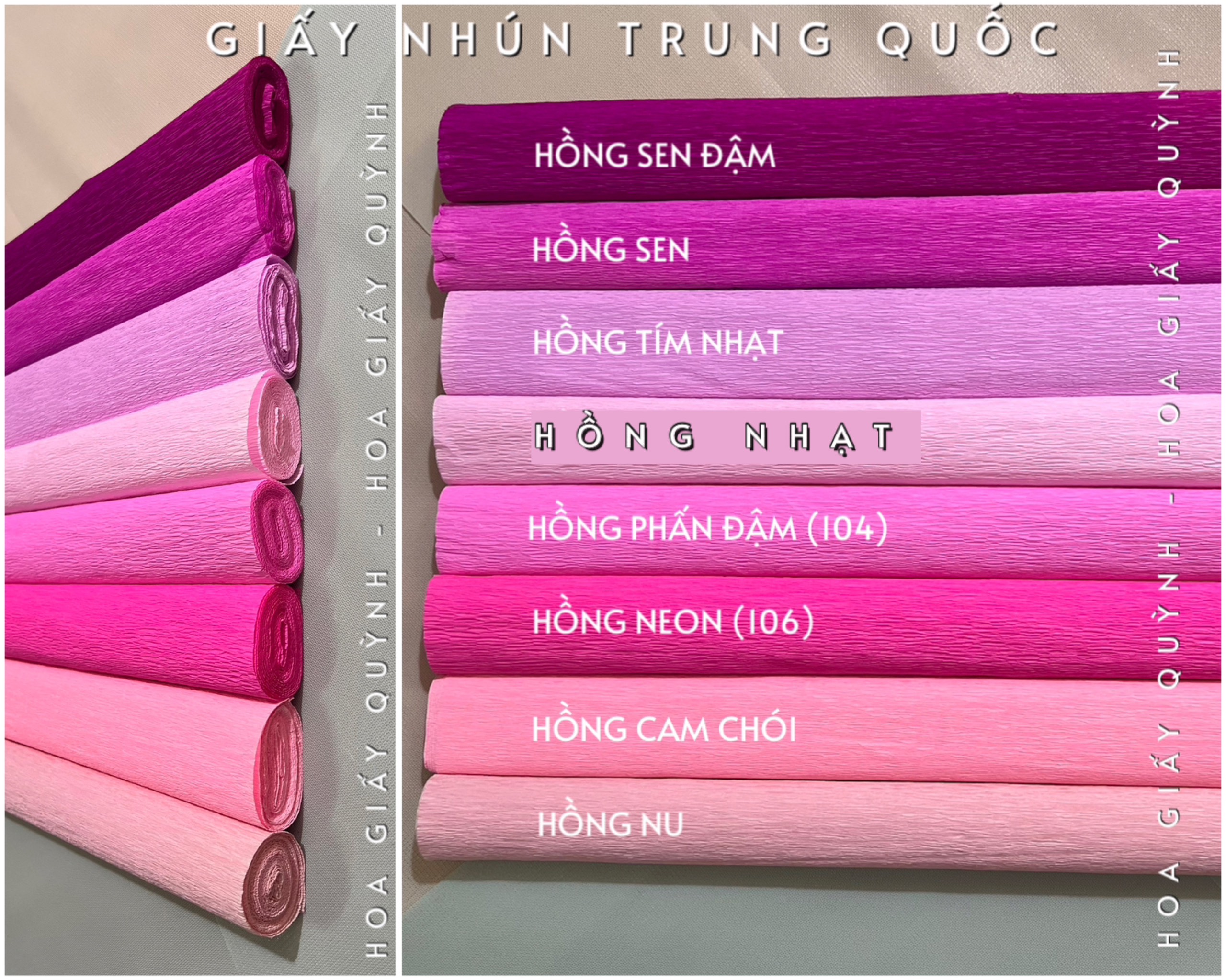 GIẤY NHÚN TRUNG QUỐC - cuộn 50cm x 2.5m