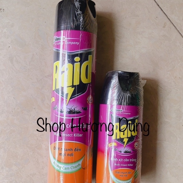 Bình xịt côn trùng muỗi gián ... Raid nhỏ 300ml