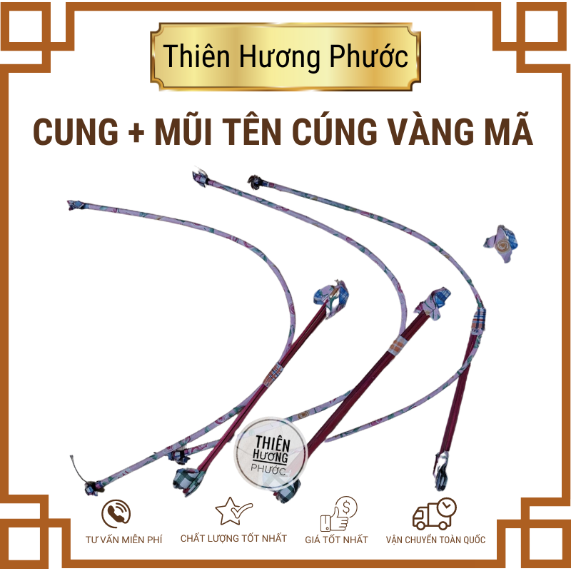 5 Cờ giấy có lệnh 5 màu cúng