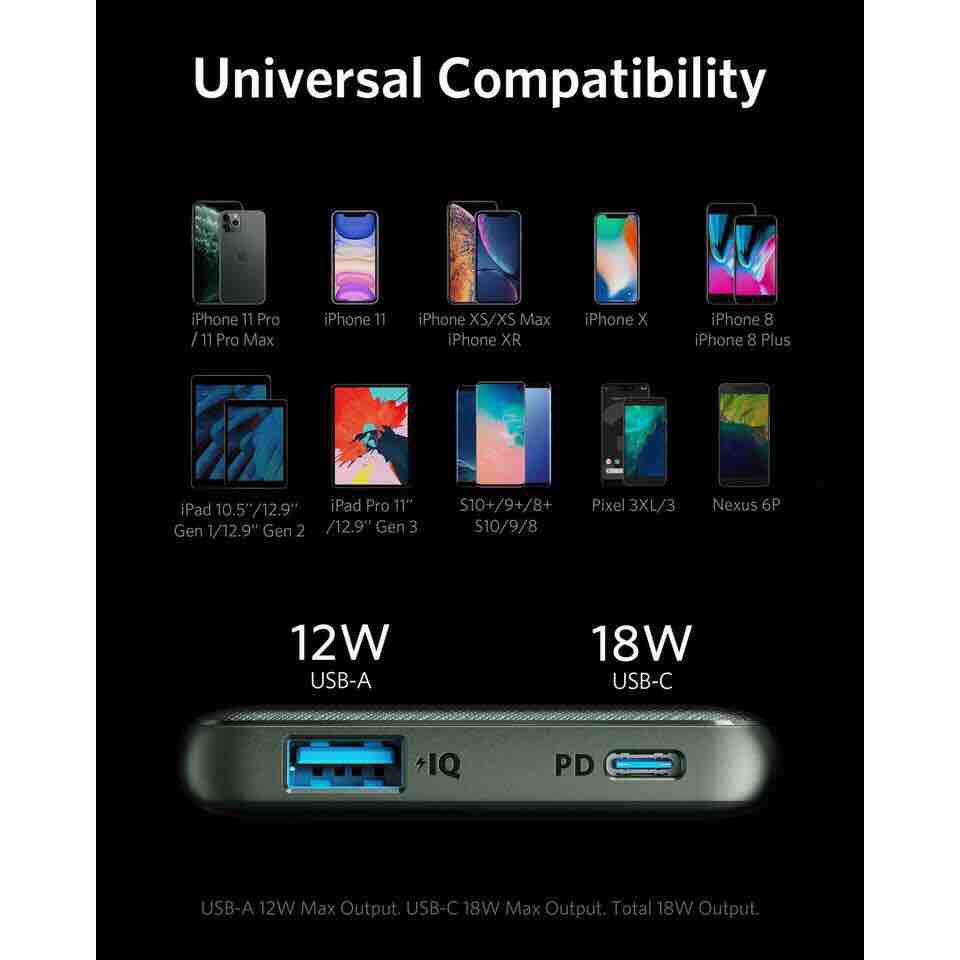 Sạc Dự Phòng Anker PowerCore Slim 10000 PD A1231