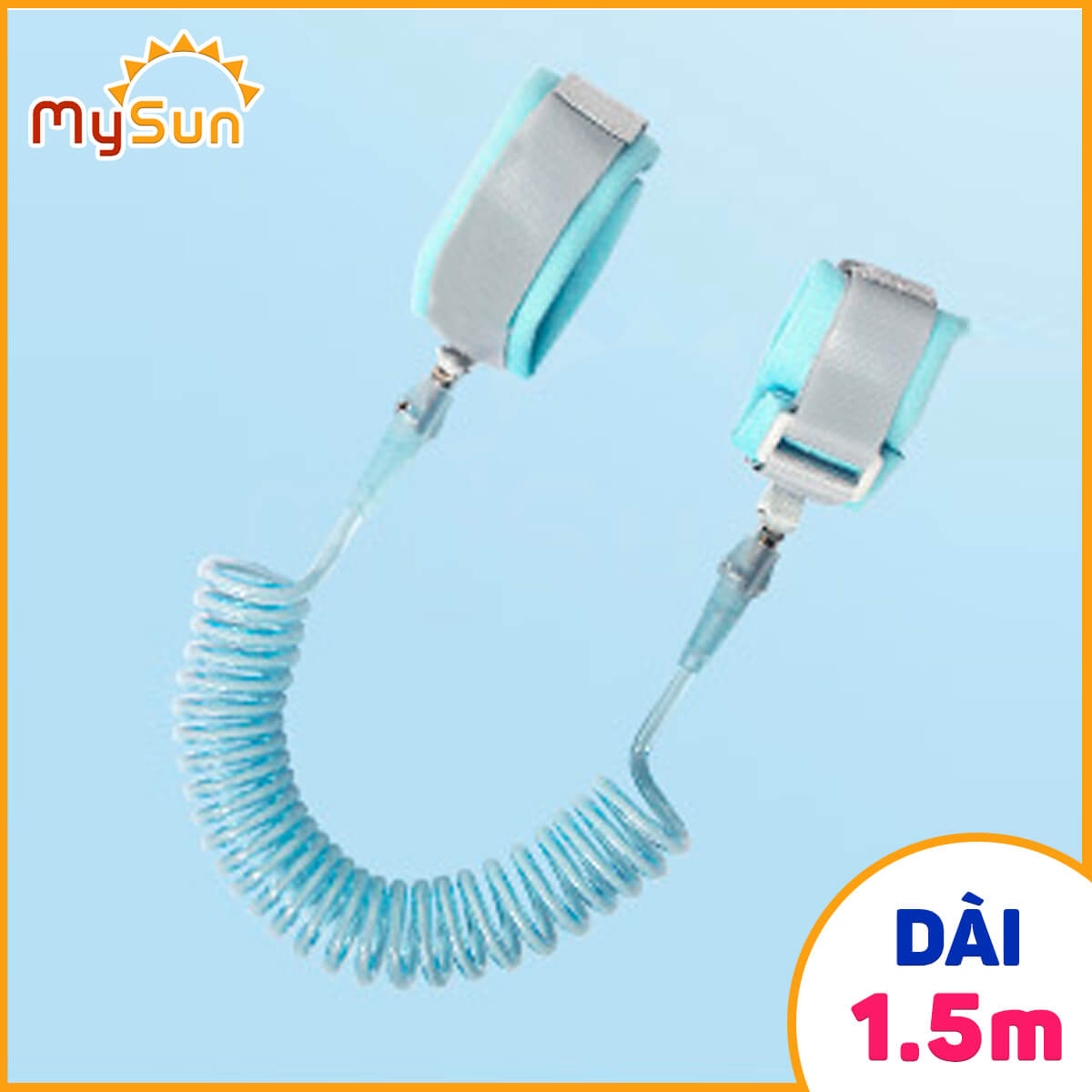Dây đai dắt em bé đi dạo vòng đeo tay chống lạc cho trẻ MySun.