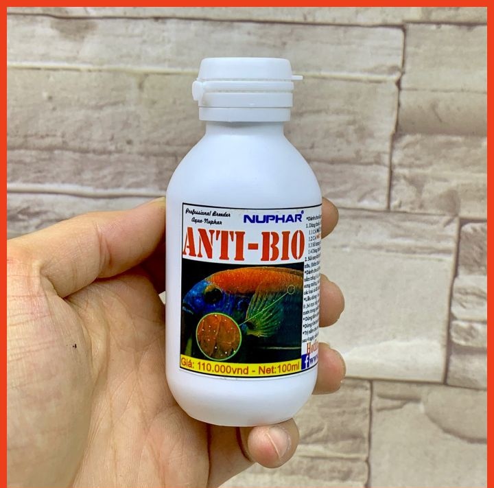 Anti bio nuphar - dung dịch xử lý túm và lắc ở cá cảnh