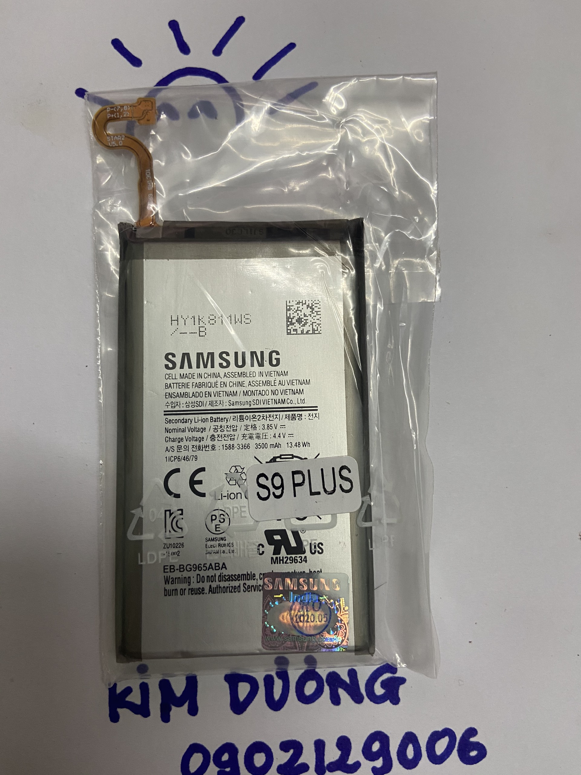 [HCM]Pin Samsung Galaxy S9 plus (Mã pin : EB-BG965ABA)