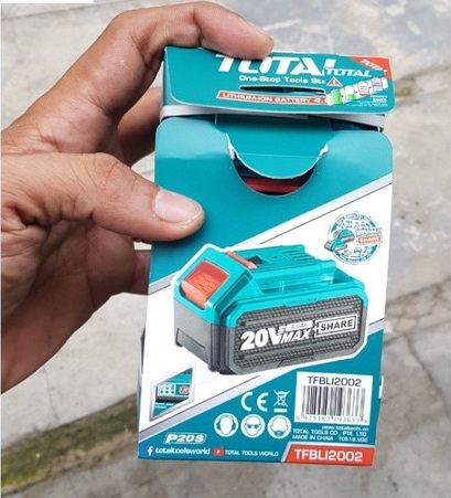 Pin Lithium-Ion 20V/4.0Ah Total TFBLI2002