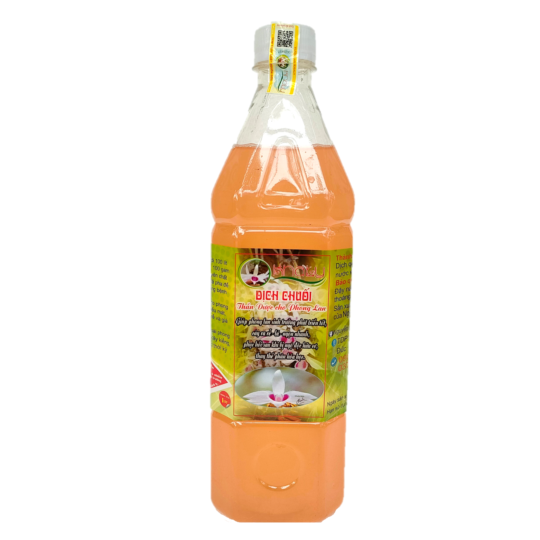 Dịch chuối chuyên kích rễ, tăng trưởng cho hoa lan chai 1 Lít