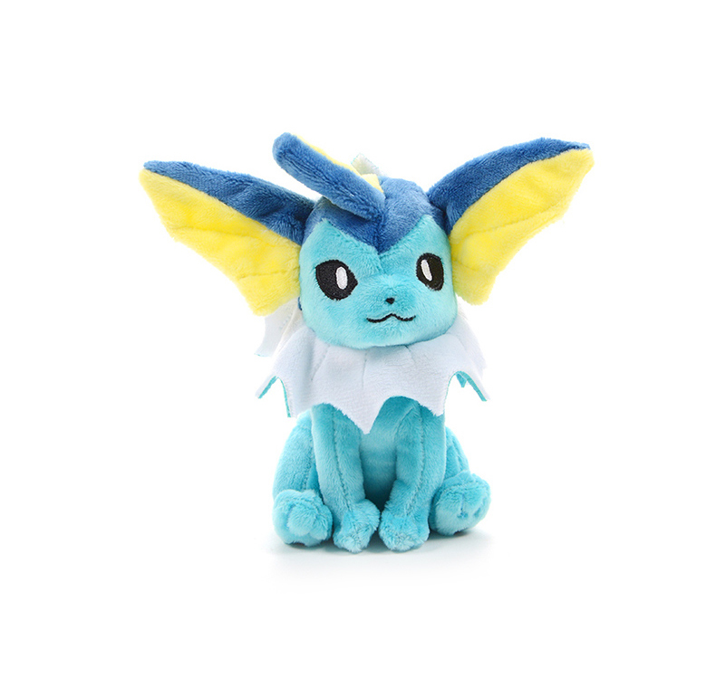 Gấu Bông Pokemon Eevee Vaporeon Hệ Nước Dạng Ngồi, Đứng (20cm---50cm) Hàng Mới 100%, Chính Hãng, Đẹp Mắt