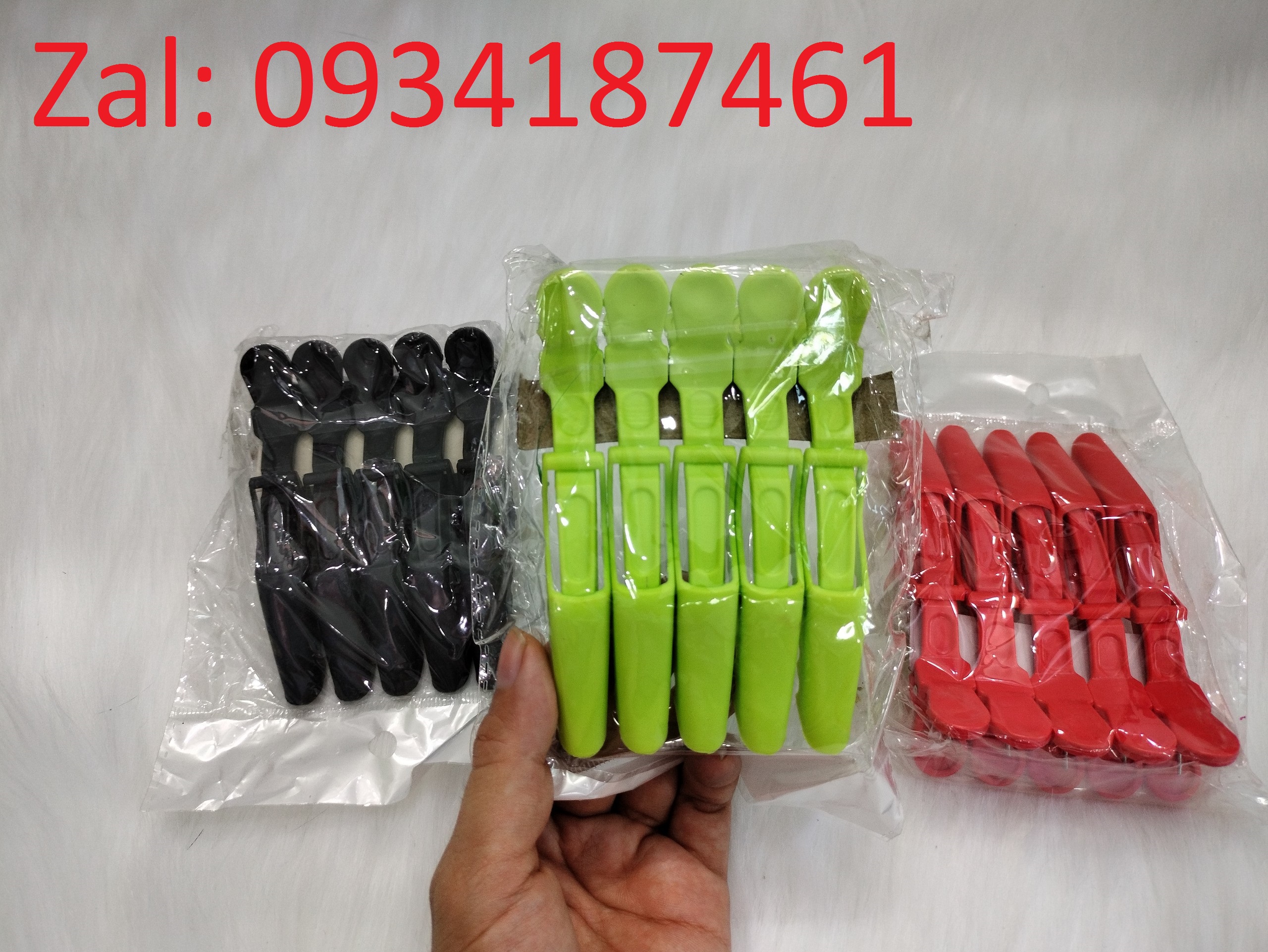 6 cây Kẹp tóc cá xấu - kẹp được nhiều tóc,cố định tóc nhiều