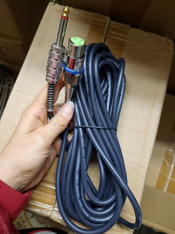 Dây Mic Đen Dài 6 Mét