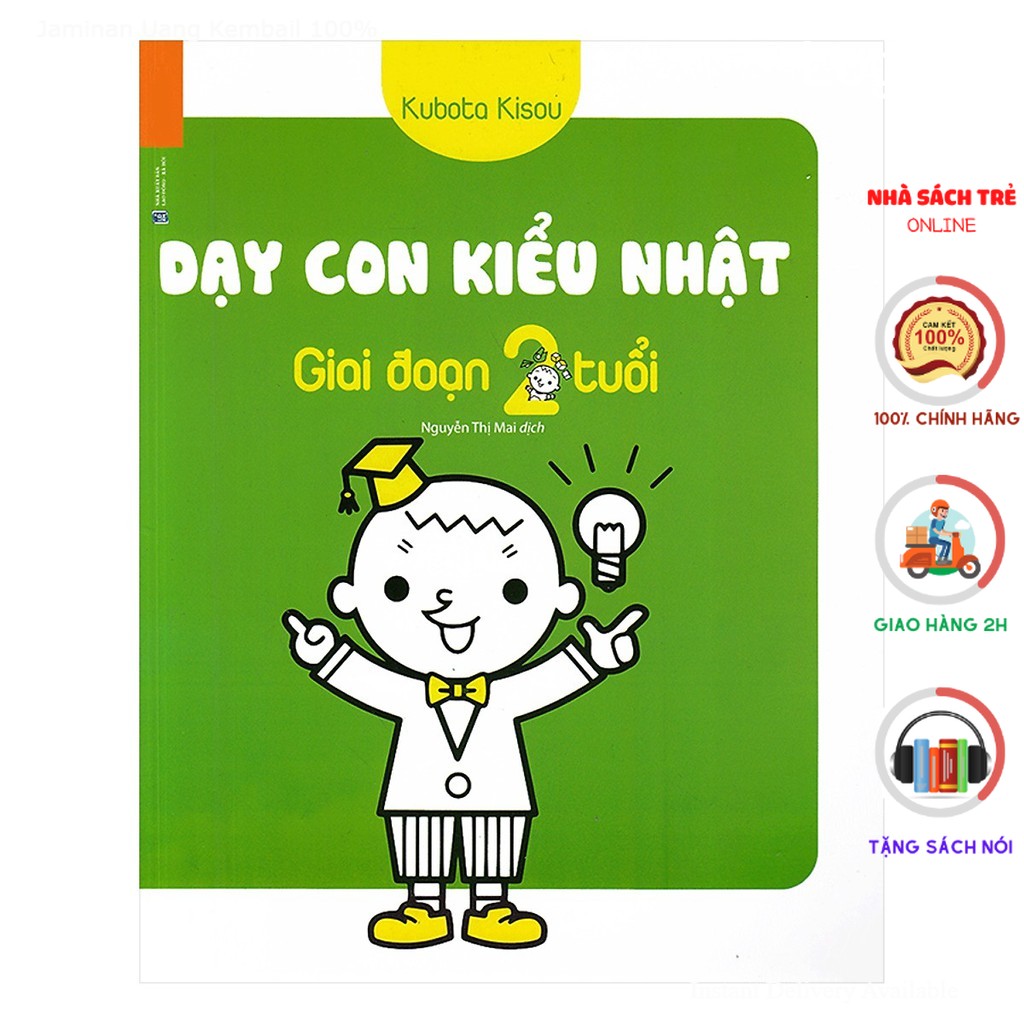 Sách - dạy con kiểu nhật - giai đoạn trẻ 2 tuổi - thái hà books
