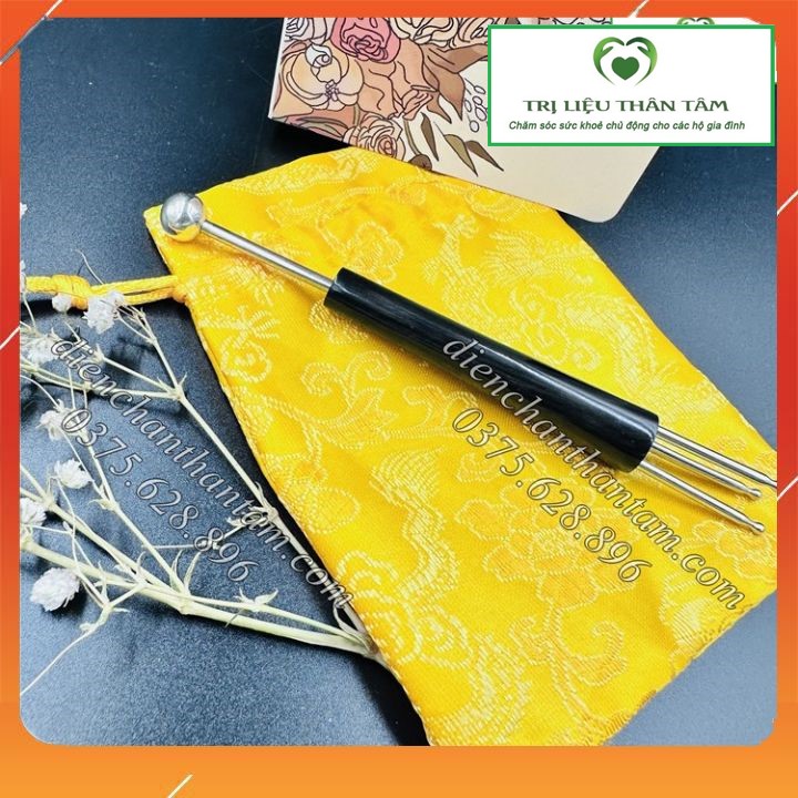 Sao chổi bạc diện chẩn1 đầu 10li đầu trục hàn diện chẩn- tặng kèm túi gấm bảo quản