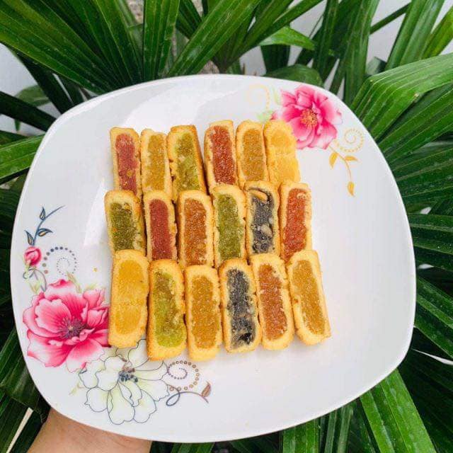 1kg bánh trung thu mini mix vị