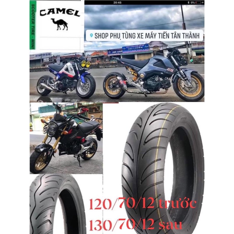 vỏ lốp CAMEL 549 mzx125 120 70 12 & 130 70 12 CAMEL CMI _ cameltire