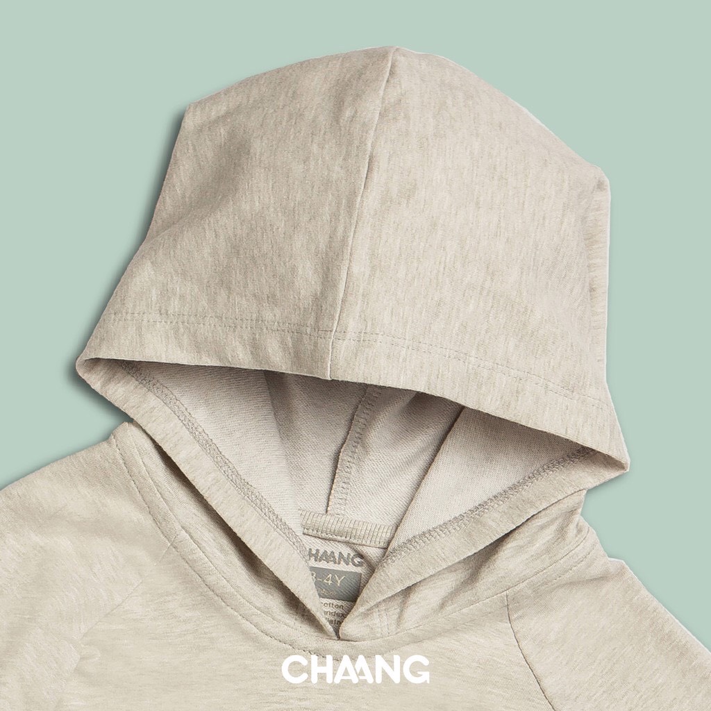 [CHAANG] ÁO CÓ MŨ DÀI TAY BÉ GÁI