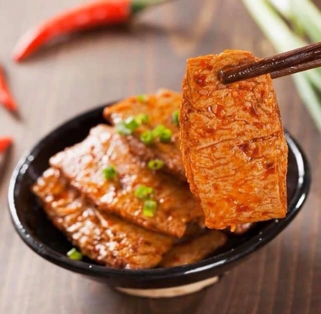 [sale] combo 5 gói THỊT BÒ NƯỚNG BBQ CHAY cay cay