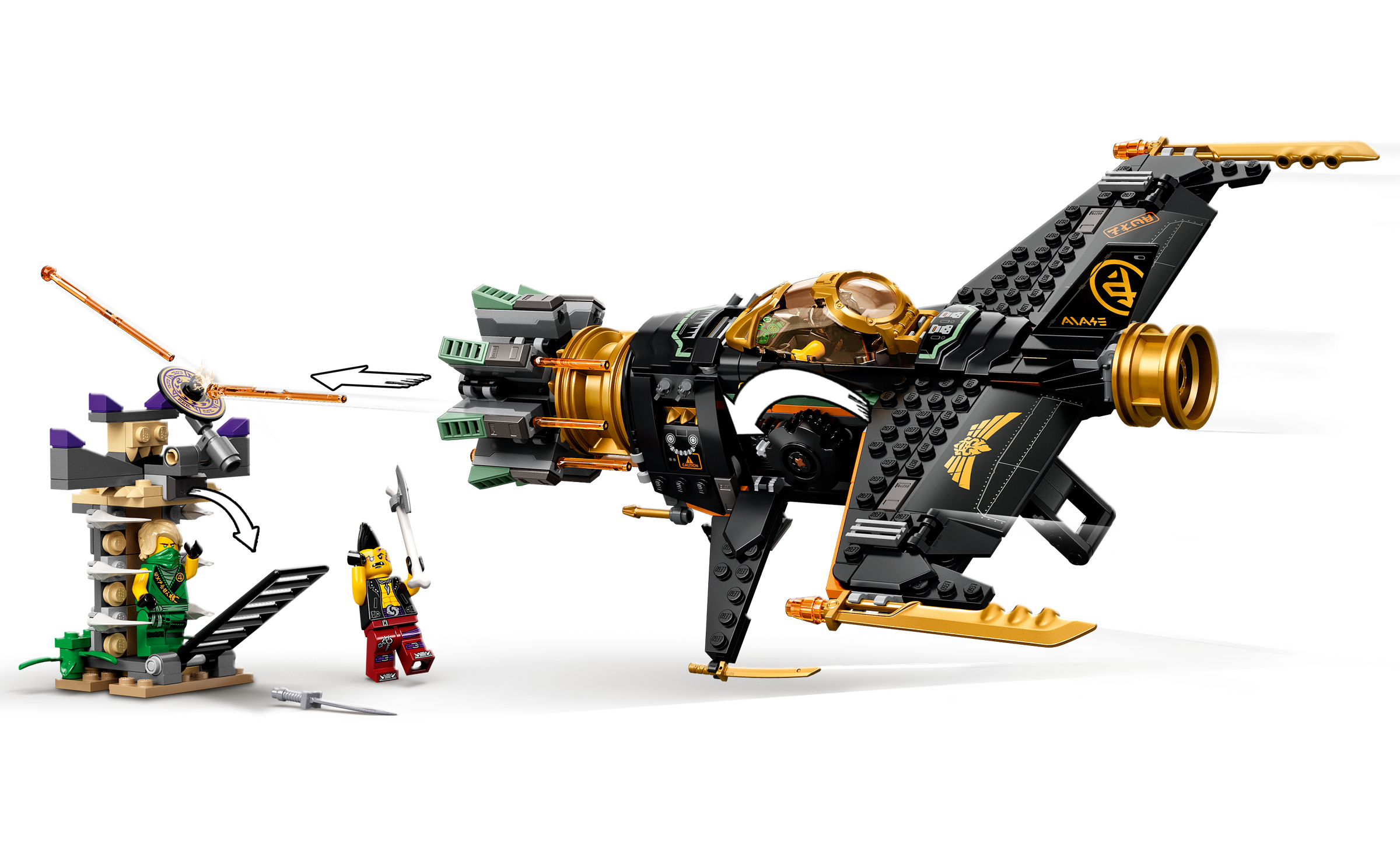 [HAPPY BRICKS] LEGO  NINJAGO - 71736 - PHI CƠ CHIẾN ĐẤU CỦA COLE - BOULDER BLASTER