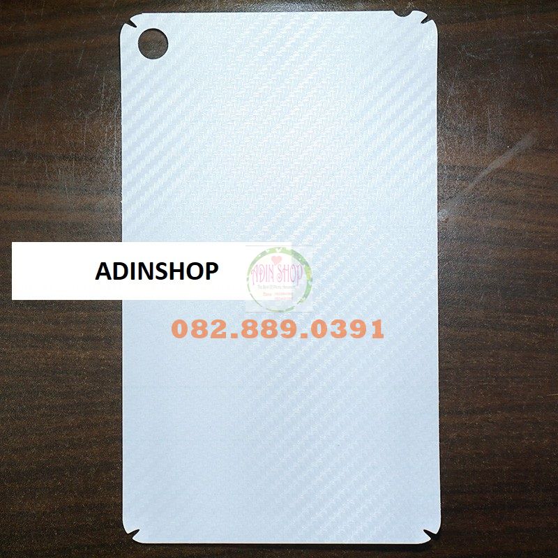 [HCM]Miếng dán mặt lưng skin carbon Xiaomi Mi Pad 4/ 4 Plus trong đen