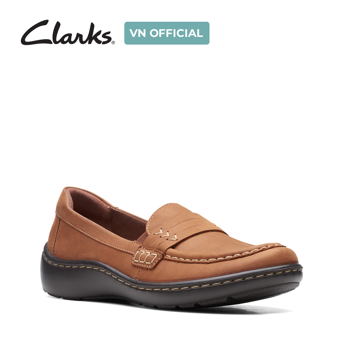 Giày Lười Da Nữ Clarks - Cora Ashly