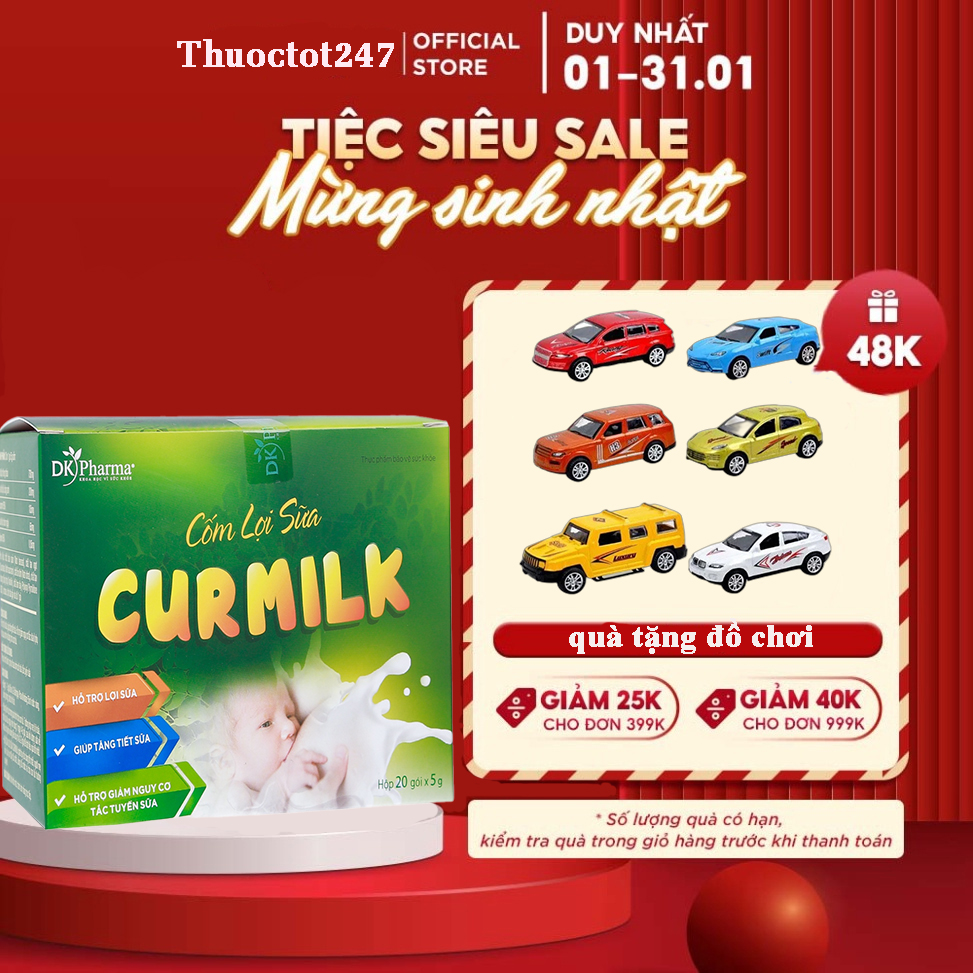 Cốm lợi sữa curmilk - sản phẩm của đh dược hà nội