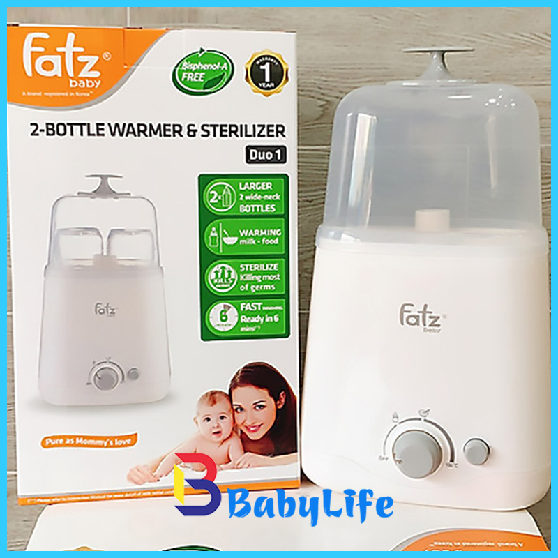 Máy hâm sữa Fatzbaby 2 bình đa năng FB3012SL