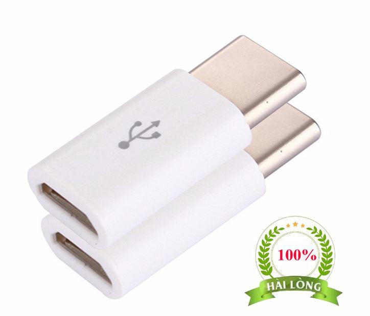 Combo 4 cái đầu chuyển đổi chân Micro USB sang Type C