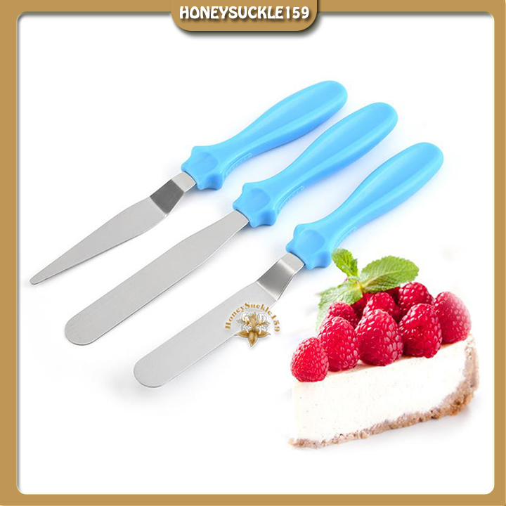 Bộ 3 dụng cụ chà láng mini trang trí bánh kem